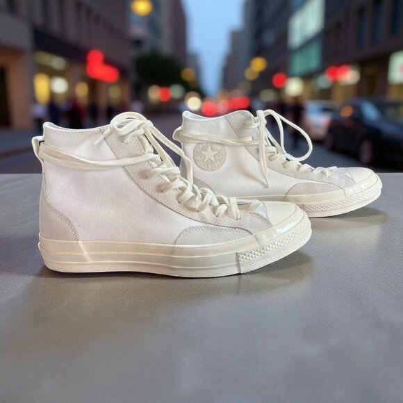 Converse Other - Converse Chuck 70 High Final Club - White Egret Size 10 Men Clean High Top